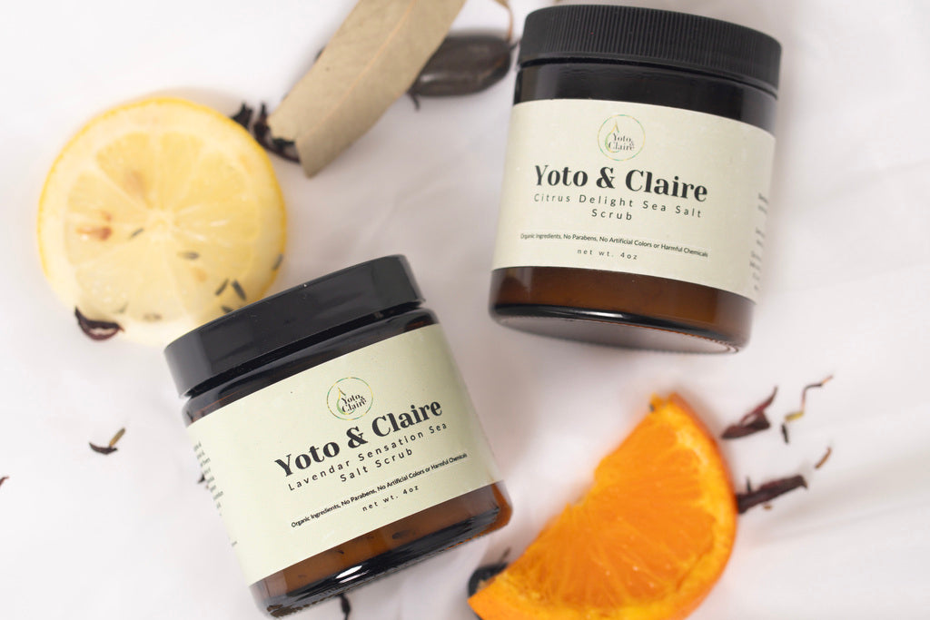 Seal Salt Scrub Jars Product Photography