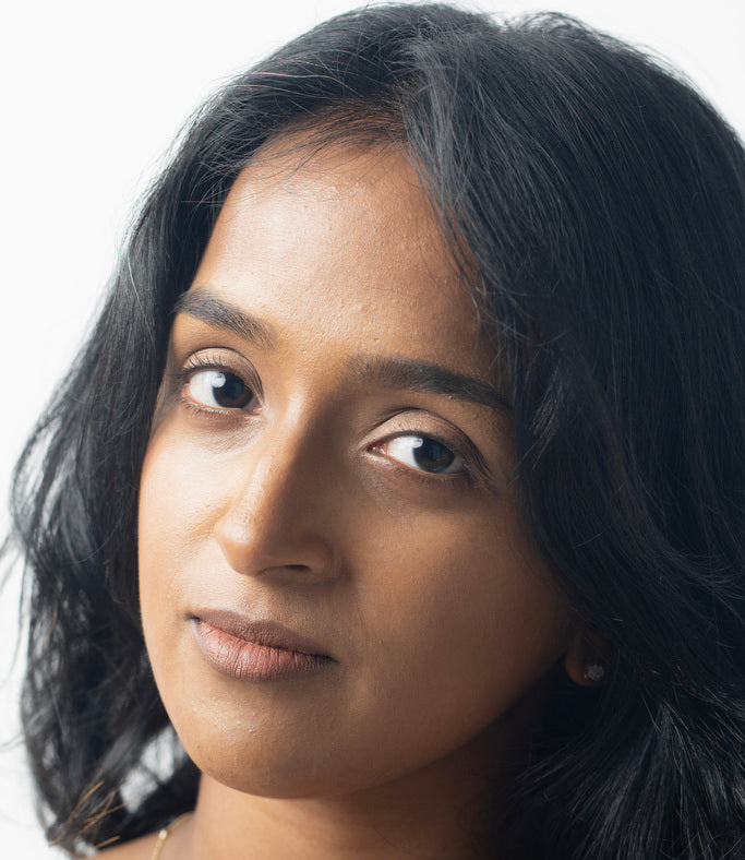 Woman with long hair
