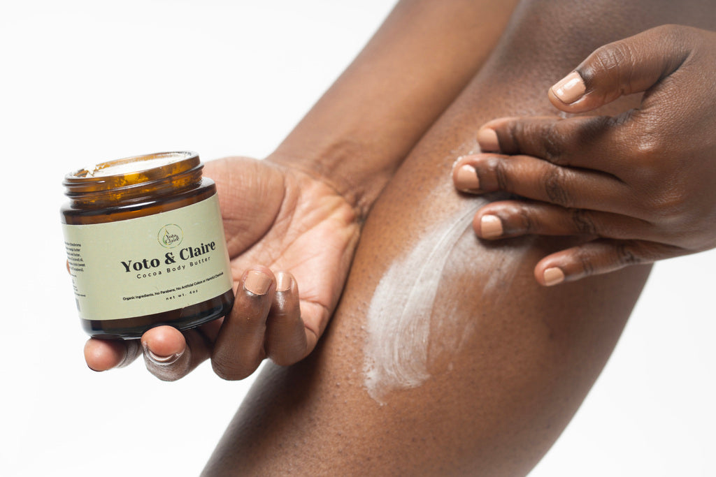 Citrus Delight Body Butter on model